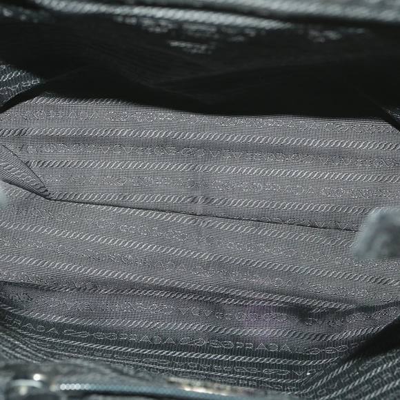 PRADA Hand Bag Leather Black Auth yb005 - Picture 11 of 16